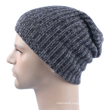 Mens Soft Stretch Slouch Winter Knitted Double Layer Warm Cap Beanie Hat (HW424)